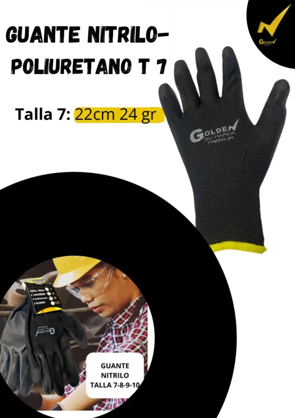 Guantes de Nitrilo talla 7, 8, 9 GOLDEN - Image 4